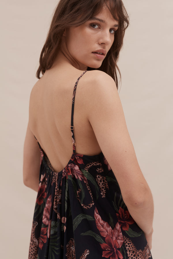 Desmond & Dempsey Soleia Leopard Multi