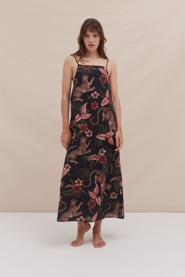 desmond & dempsey Soleia Leopard Multi