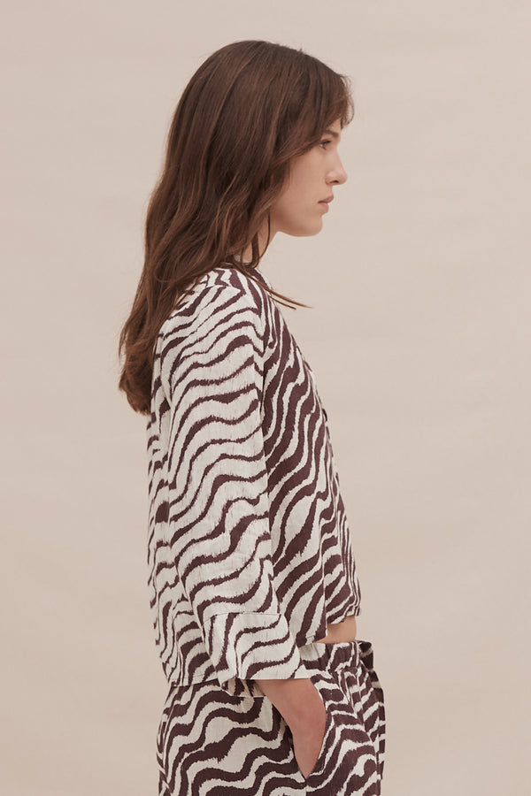 Desmond & Dempsey Tide Cocoa/Cream