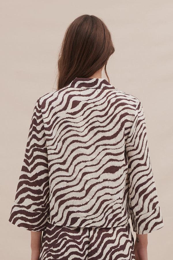 Desmond & Dempsey Tide Cocoa/Cream