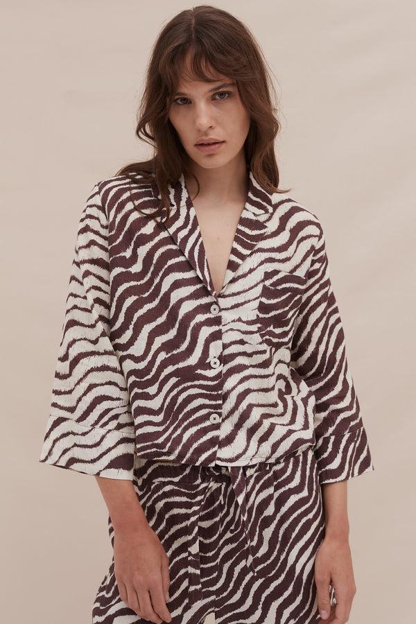 desmond & dempsey Tide Cocoa/Cream