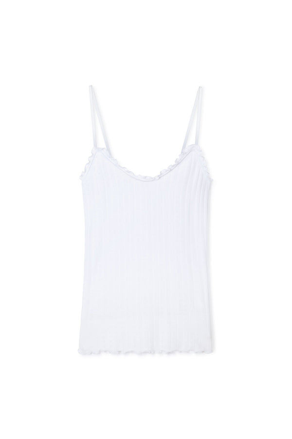 Desmond & Dempsey White Pointelle