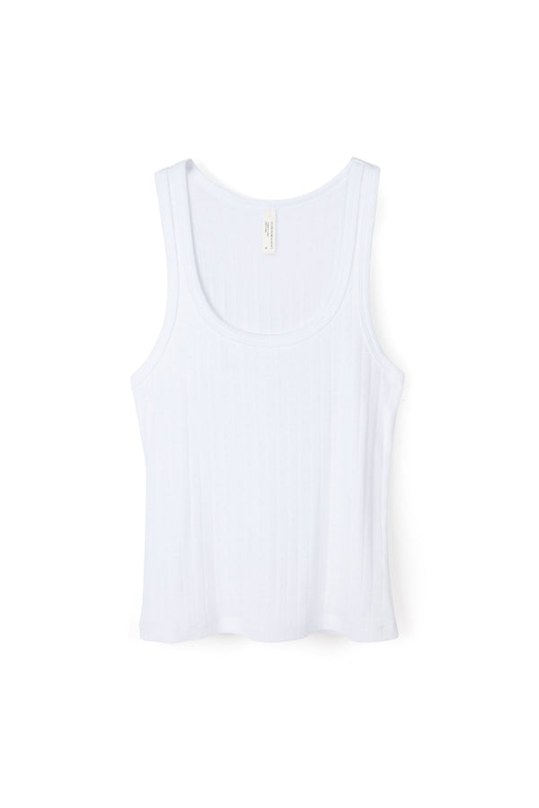 Desmond & Dempsey White Pointelle