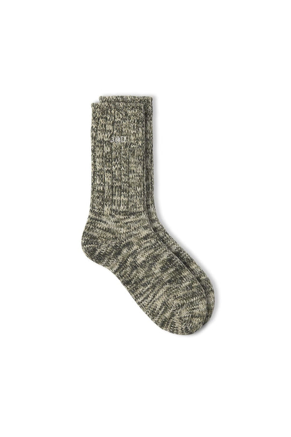 Desmond & Dempsey Women's Really Warm Socks Green