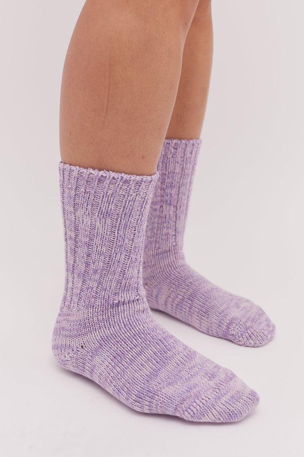 Desmond & Dempsey Women's Really Warm Socks Lavender
