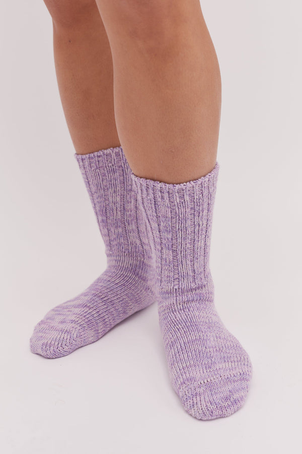 Desmond & Dempsey Women's Really Warm Socks Lavender