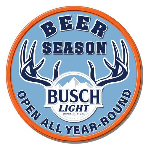 desperate enterprises BL Beer Season - Round **FULLY EMBOSSED STEEL**