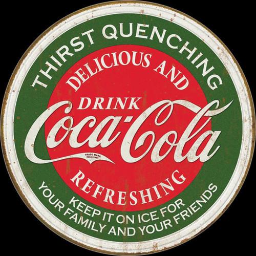 desperate enterprises COKE - Thirst Quenching **FULLY EMBOSSED STEEL**