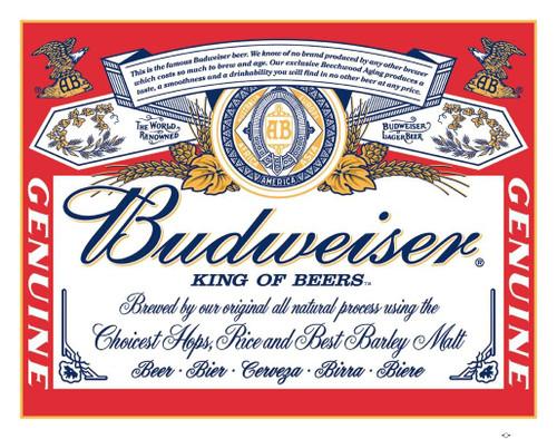 desperate enterprises Budweiser - Label