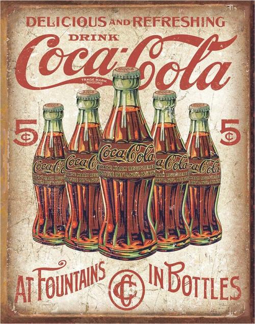 desperate enterprises COKE - 5 Bottles Retro