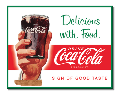 desperate enterprises COKE - Delicious with Food
