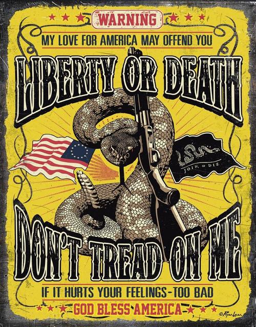 desperate enterprises Don't Tread On Me - Warning