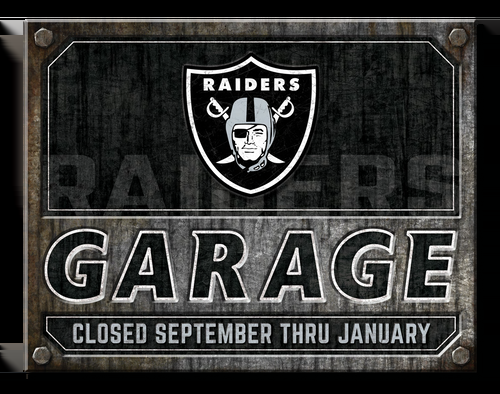 desperate enterprises Las Vegas Raiders Garage