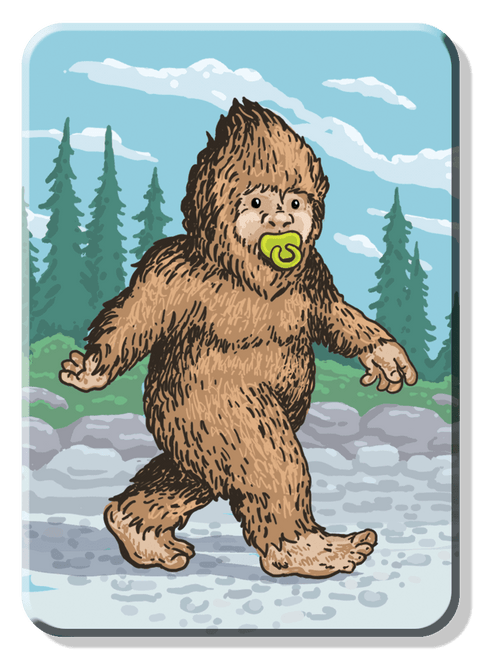 desperate enterprises Magnet: Baby Bigfoot