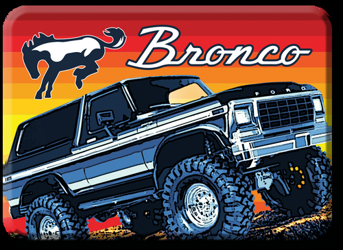 desperate enterprises Magnet: Bronco Retro