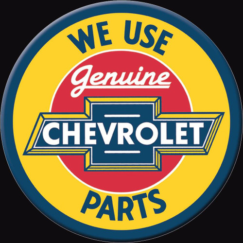 desperate enterprises Magnet: Chevy Parts Round