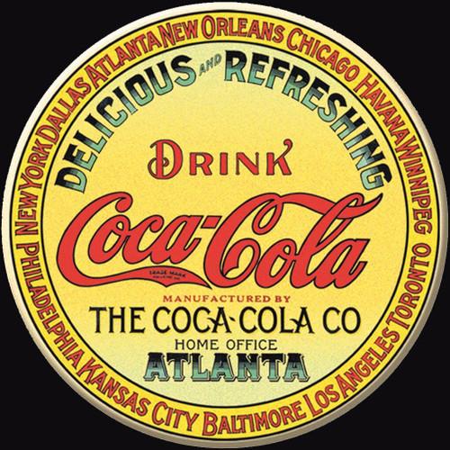 desperate enterprises Magnet: COKE - Keg Label Round