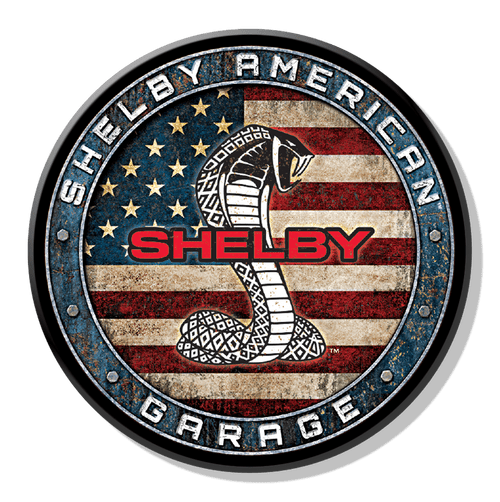 desperate enterprises Magnet: Shelby Garage - Round
