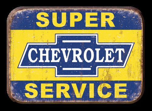 desperate enterprises Magnet: Super Chevy Service