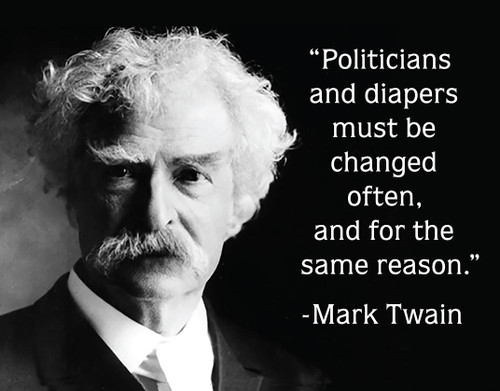 desperate enterprises Mark Twain Politicians