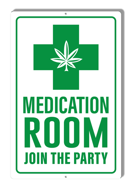 desperate enterprises Med Room Aluminum 7.5" x 11.5"