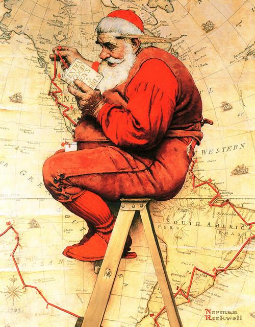desperate enterprises Rockwell Santa