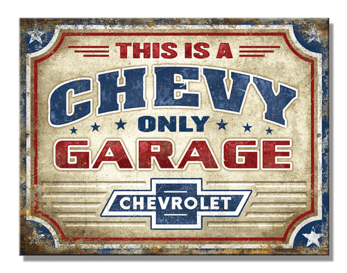 desperate enterprises SH - Chevy Garage 10.75" x 8.25"