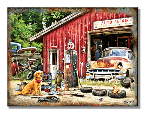 desperate enterprises SH - Garage 10.75" x 8.25"