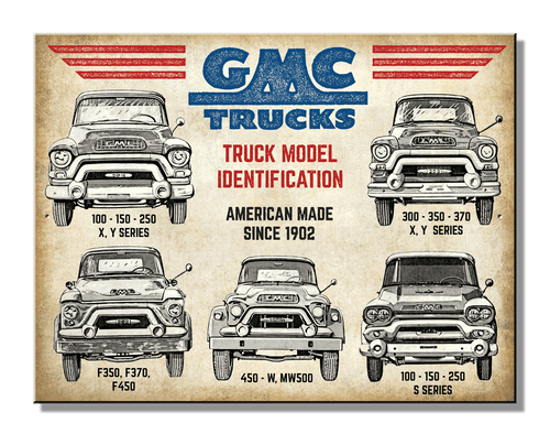 desperate enterprises SH - GMC Trucks 10.75" x 8.25"