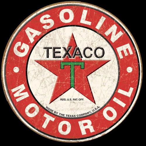 desperate enterprises Texaco - 1926 Logo- 22"Dia