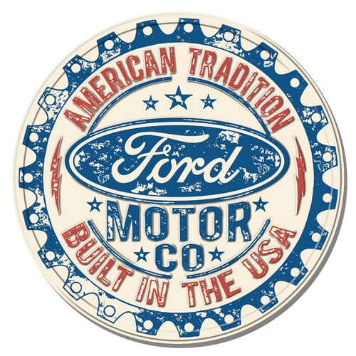 desperate enterprises Ford - Built in USA **FULLY EMBOSSED STEEL**