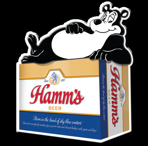 desperate enterprises Hamms Bear - Embossed Premium - 23" x 18.5"
