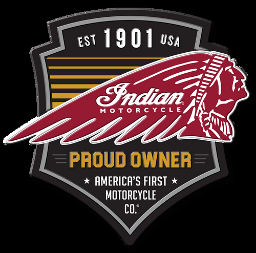 desperate enterprises Indian Motorcycle - Embossed Premium - 23" x 15.5"