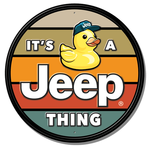 desperate enterprises Jeep Duck **FULLY EMBOSSED STEEL**