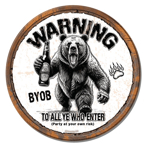 desperate enterprises JQ- Party Animal **FULLY EMBOSSED STEEL**