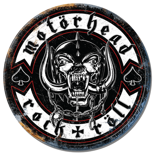 desperate enterprises Motorhead - Rock N Roll **FULLY EMBOSSED STEEL**