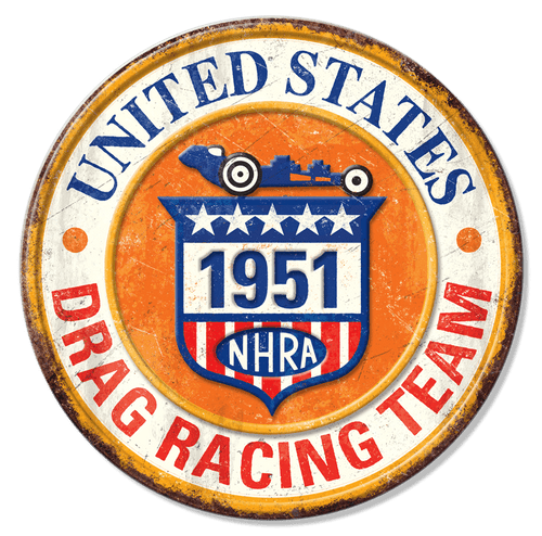 desperate enterprises NHRA - US Team **FULLY EMBOSSED STEEL**