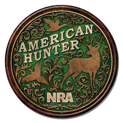 desperate enterprises Round NRA Hunter **FULLY EMBOSSED STEEL**