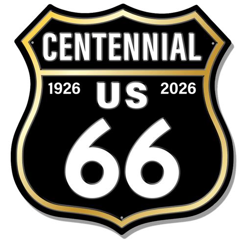 desperate enterprises ROUTE 66 - CENT - SHIELD **FULLY EMBOSSED STEEL**