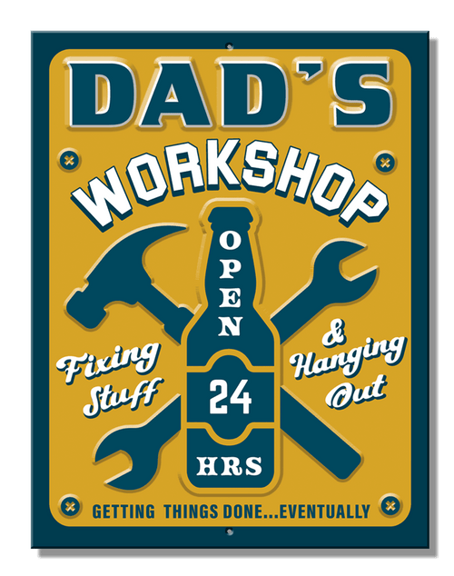 desperate enterprises SH - DAD's Workshop 8.25" x 10.75"