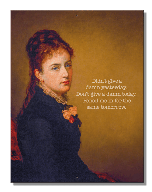 desperate enterprises SH - Don't Give A Damn 8.25" x 10.75"