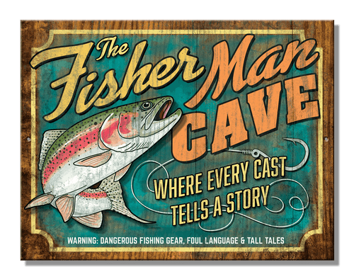 desperate enterprises SH - Fisherman Cave 10.75" x 8.25"