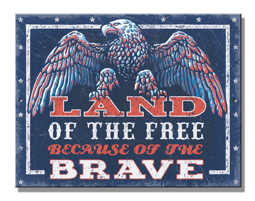 desperate enterprises SH - Land Of The Free 10.75" x 8.25"