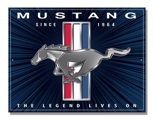 desperate enterprises SH - Mustang Lives On 10.75" x 8.25"