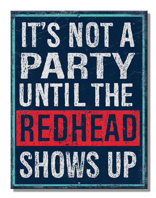 desperate enterprises SH - REDHEAD PARTY 8.25" x 10.75"