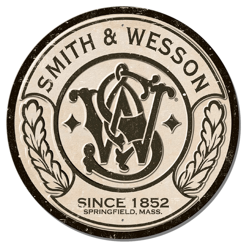 desperate enterprises Smith & Wesson - Round **FULLY EMBOSSED STEEL**