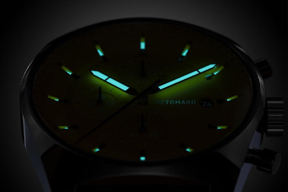 Detomaso D10 CHRONOGRAPH GIALLO