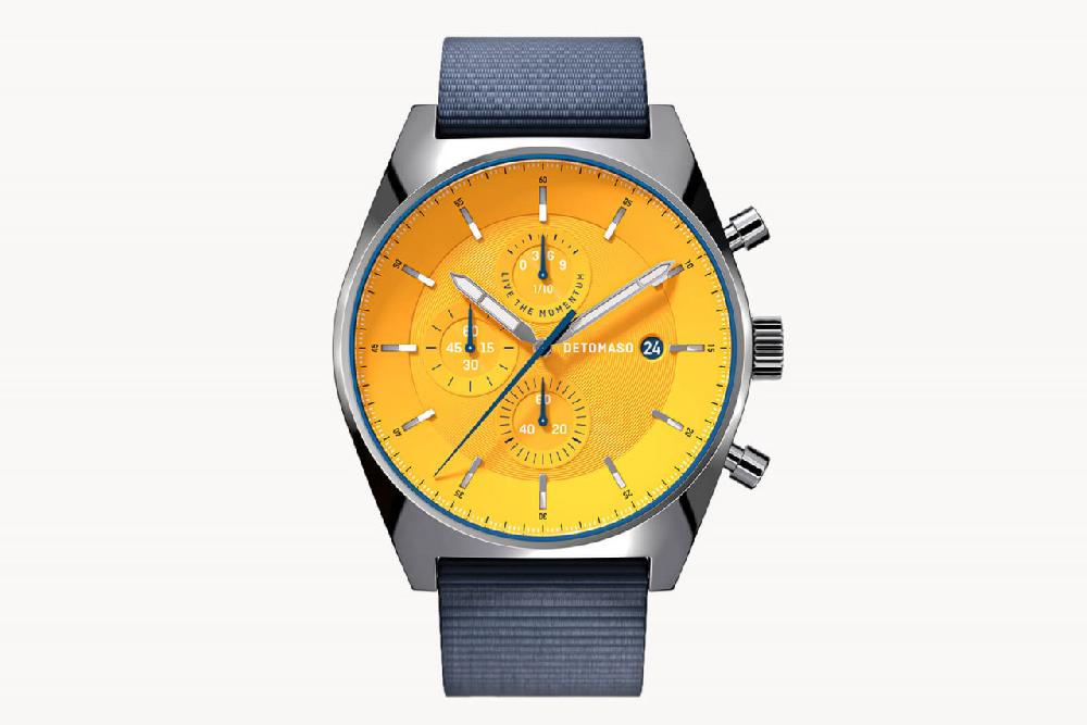 Detomaso D10 CHRONOGRAPH GIALLO