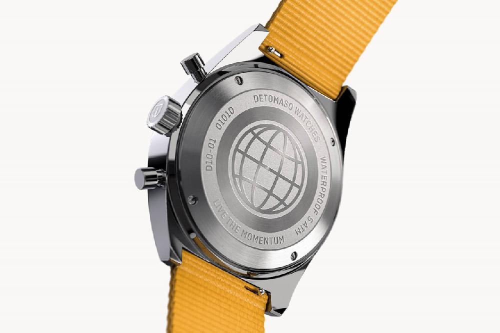 Detomaso D10 CHRONOGRAPH GIALLO