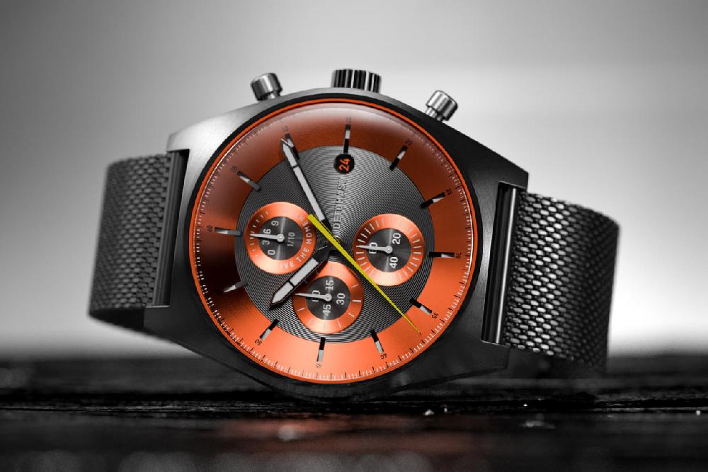 detomaso D10 CHRONOGRAPH GRAY ORANGE